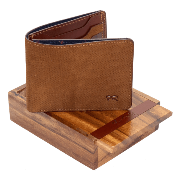 Carey Leather Wallet - Light Brown Color